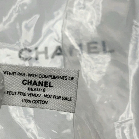 CHANEL Beauty MEDIUM Organic Cotton Drawstring Dust Bag 12"x7"x5" NEW AUTHENTIC - Picture 5 of 7